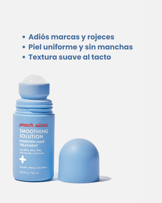 Tratamiento de vellos encarnados, suavizante y aclarante
