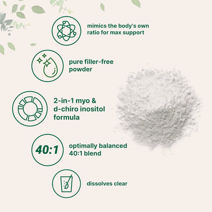 Myo & D-Chiro Inositol - Tu cuerpo no está roto. Solo necesita equilibrio natural.